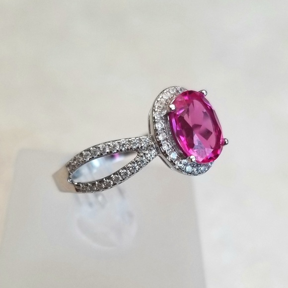 HOST PICK 💖 1.75ct Lab Created Pink Sapphire Ring - Picture 5 of 8